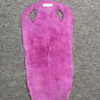 Pink Long Shape Soft Stingray Leather (Unpolished)