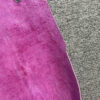 Pink Long Shape Soft Stingray Leather (Unpolished)
