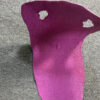 Pink Long Shape Soft Stingray Leather (Unpolished)