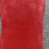 Red Long Shape Soft Stingray Leather (Unpolished)