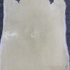 7 Inch White Long Shape Polished Soft Stingray Leather